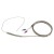 FTARP08 K type 1*300mm 321 stainless steel flexible probe 1.5m metal screening cable sheathed thermocouple temperature sensor