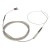 FTARP08 K type 1*400mm 321 stainless steel flexible probe 1.5m metal screening cable sheathed thermocouple temperature sensor