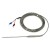 FTARP08 K type 2*100mm 321 stainless steel flexible probe 4m metal screening cable thermocouple temperature sensor