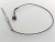 FTARP08 K type 2*50mm 321 stainless steel flexible probe 0.5m metal screening cable thermocouple temperature sensor