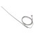 FTARP08 K type 3*400mm 321 stainless steel flexible probe 1.5m metal screening cable thermocouple temperature sensor