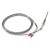 FTARP08 K type 3*50mm 321 stainless steel flexible probe 2m metal screening cable thermocouple temperature sensor