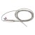FTARP08 K type 3*800mm 321 stainless steel flexible probe 1.5m metal screening cable thermocouple temperature sensor
