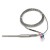 FTARP08 K type 4*50mm 321 stainless steel flexible probe 2m metal screening cable thermocouple temperature sensor