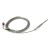 FTARP08 K type 4*50mm 321 stainless steel flexible probe 3m metal screening cable thermocouple temperature sensor