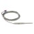 FTARP08 K type 4*50mm 321 stainless steel flexible probe 3m metal screening cable thermocouple temperature sensor