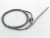 FTARP08 K type 4*100mm GH3039 stainless steel flexible probe 1.5m metal screening cable high temperature resistant and anti-corrosion thermocouple temperature sensor