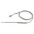 FTARP08 N type 3*100mm 321 stainless steel flexible probe 1m metal screening cable thermocouple temperature sensor