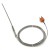 FTARP08 N type 3*200mm 321 stainless steel flexible probe 1.5m metal screening cable with plug sheathed thermocouple temperature sensor