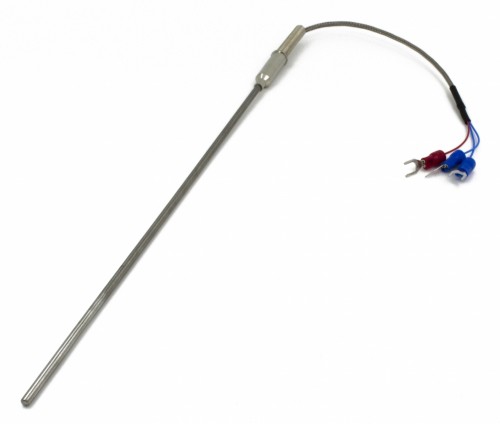 FTARP08 PT100 type A grade 3*200mm 316L stainless steel flexible probe 0.15m metal screening cable RTD temperature sensor