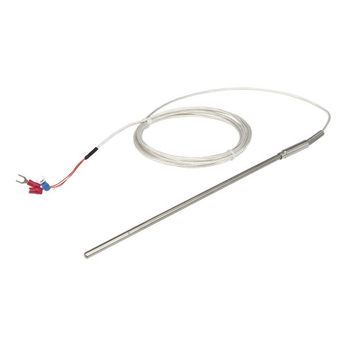 FTARP08 PT100 type A grade 5*200mm 316L stainless steel flexible probe 3m PTFE cable RTD temperature sensor