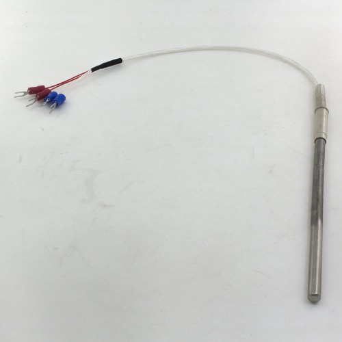 FTARP08 PT100 type A grade 6*120mm 316L stainless steel flexible probe 4 wires 0.25m PTFE cable RTD temperature sensor