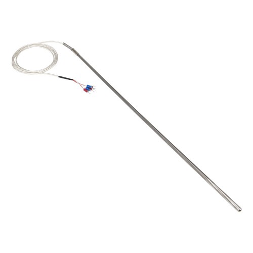 FTARP08 PT100 type A grade 6*500mm 316L stainless steel flexible probe 4 wires 2m PTFE cable RTD temperature sensor