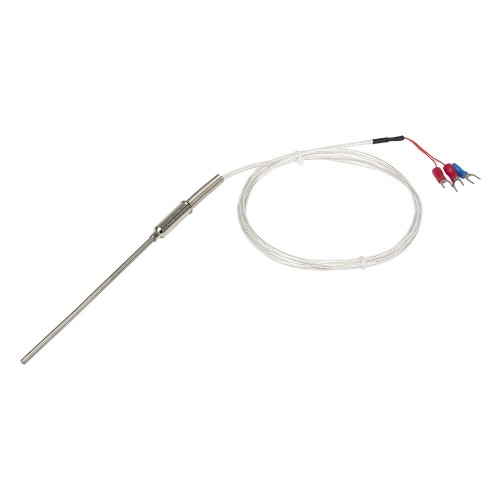 FTARP08 PT100 type A grade 3*100mm 321 stainless steel flexible probe 1m PTFE cable RTD temperature sensor
