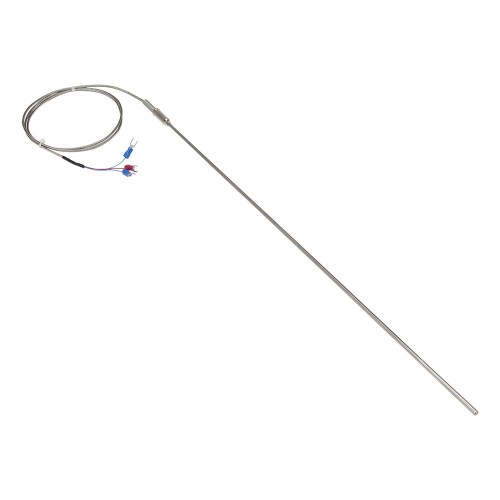 FTARP08 PT100 type A grade 3*400mm 321 stainless steel flexible probe 1m metal screening cable RTD temperature sensor