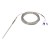 FTARP08 PT100 type A grade 4*100mm 321 stainless steel flexible probe 7m metal screening cable sheathed RTD temperature sensor