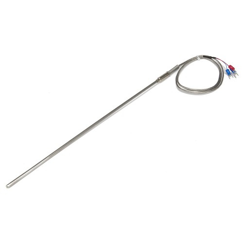 FTARP08 PT100 type A grade 4*300mm 321 stainless steel flexible probe 1m metal screening cable RTD temperature sensor