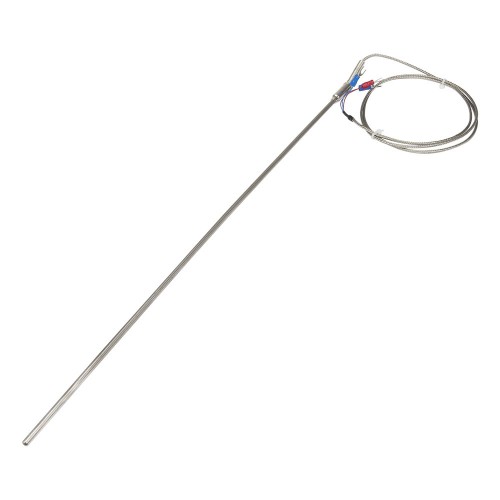 FTARP08 PT100 type A grade 4*400mm 321 stainless steel flexible probe 1m metal screening cable RTD temperature sensor