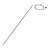 FTARP08 PT100 type A grade 6*400mm 321 stainless steel flexible probe 1m metal screening cable RTD temperature sensor