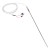 FTARP08 PT1000 type A grade 3*250mm 316L stainless steel flexible probe 4 wires 2m FEP cable sheathed RTD temperature sensor