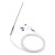 FTARP08 PT1000 type A grade 3*250mm 316L stainless steel flexible probe 4 wires 2m FEP cable sheathed RTD temperature sensor