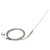FTARP08 T type 1.5*300mm 321 stainless steel flexible probe 2m metal screening cable thermocouple temperature sensor