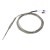 FTARP08 T type 2*50mm 321 stainless steel flexible probe 2m metal screening cable sheathed thermocouple temperature sensor