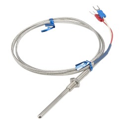 FTARP09-E M6*1 screw thread 50mm probe 1m metal cable E thermocouple temperature sensor