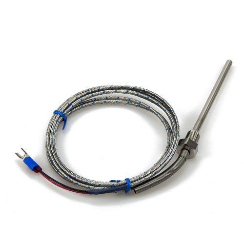 FTARP09-K M10*1 screw thread 100mm probe 2m metal cable K thermocouple temperature sensor