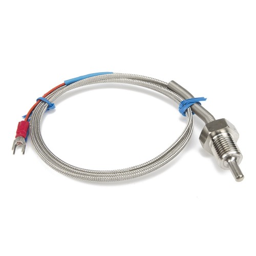 FTARP09-K M14*1.5 screw thread 30mm probe 1m metal cable K thermocouple temperature sensor