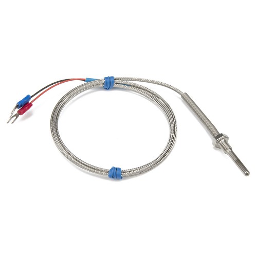 FTARP09-K M6*1 screw thread 30mm probe 1m metal cable K thermocouple temperature sensor