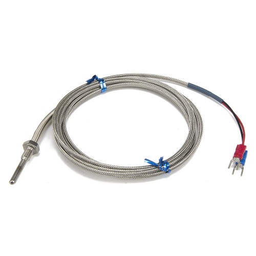 FTARP09-K M6*1 screw thread 30mm probe 2m metal cable K thermocouple temperature sensor
