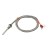 FTARP09 PT100 type A grade 316L M10*1 thread 5*50mm probe 2m high density metal screening cable 4 wires RTD temperature sensor