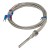 FTARP09 PT100 type M8*1.25 screw thread 5*50mm probe 2m high density metal screening cable RTD temperature sensor