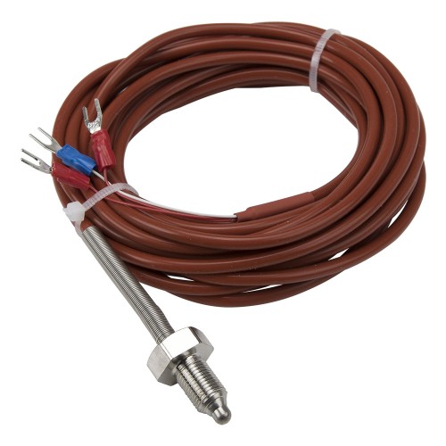 FTARP09 PT1000 type M10*1 screw thread 5*20mm 201 stainless steel probe 5m silica gel cable RTD temperature sensor