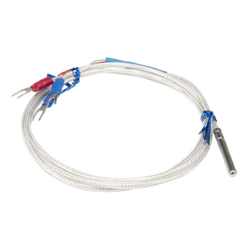 FTARP10 PT100 A grade 4*30mm roller groove probe 1.5m FEP cable waterproof oilproof anticorrosive type RTD temperature sensor