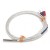 FTARP10 PT100 A grade 4*30mm roller groove probe 1m FEP cable waterproof oilproof anticorrosive type RTD temperature sensor