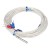 FTARP10 PT100 B grade 4*30mm roller groove probe 4m FEP cable waterproof oilproof anticorrosive type RTD temperature sensor