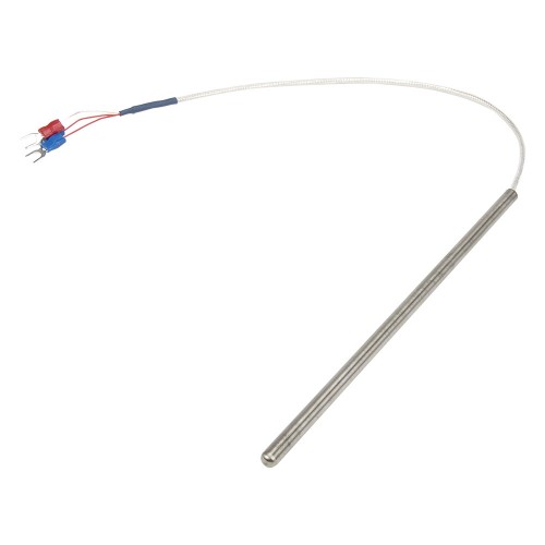 FTARP10 PT1000 A grade 6*180mm polish rod probe 0.2m FEP cable waterproof oilproof anticorrosive type RTD