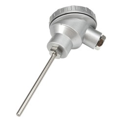 FTARP15 PT100 type A grade 6*100mm 304 stainless steel straight rigid probe RTD temperature sensor