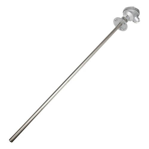 FTARP15 PT100 type B grade moveable flange 14*650mm 304 stainless steel flexible probe sheathed RTD temperature sensor