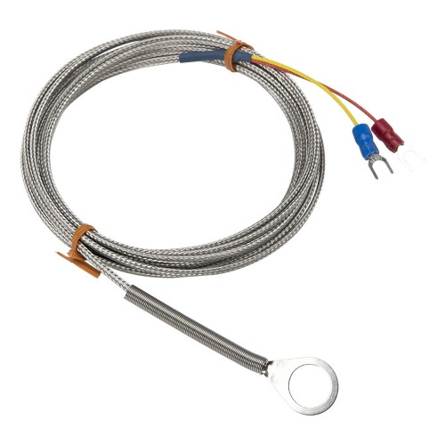 FTARR01 J type 12mm inner diameter ring 3m metal screening cable thermocouple temperature sensor
