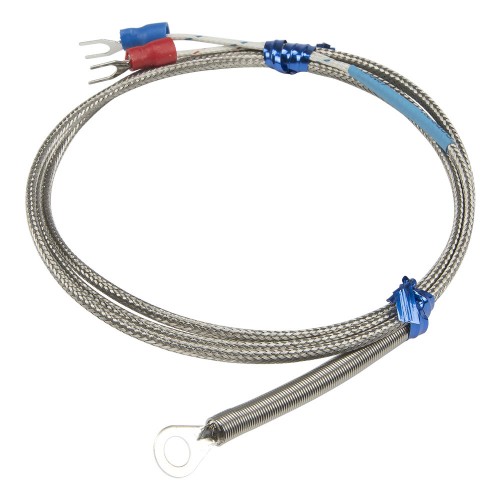 FTARR01 J type 5mm inner diameter ring 0.5m metal screening cable thermocouple temperature sensor