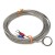 FTARR01 K type 14mm inner diameter ring 3m metal screening cable without spring thermocouple temperature sensor