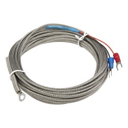 FTARR01 K type 4mm inner diameter ring 6m metal screening cable thermocouple temperature sensor
