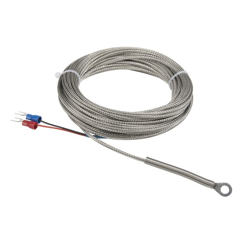FTARR01 K type 5mm inner diameter ring 10m metal screening cable thermocouple temperature sensor