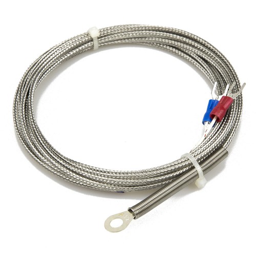 FTARR01 K type 5mm inner diameter ring 2.5m metal screening cable thermocouple temperature sensor