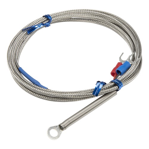 FTARR01 K type 5mm inner diameter ring 2m metal screening cable thermocouple temperature sensor