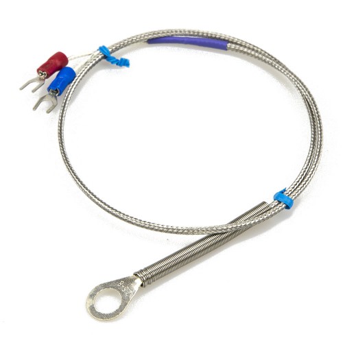 FTARR01 K type 8mm inner diameter ring 0.5m metal screening cable thermocouple temperature sensor