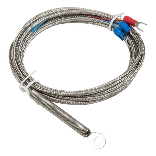 FTARR01 PT100 type 5mm inner diameter ring 3m metal screening cable RTD temperature sensor